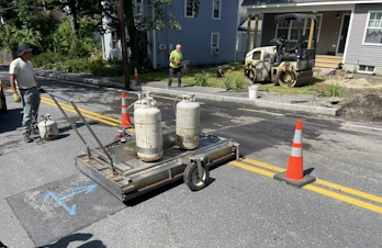 Ayer, Massachusetts - Infrastructure repair and asphalt patch.
